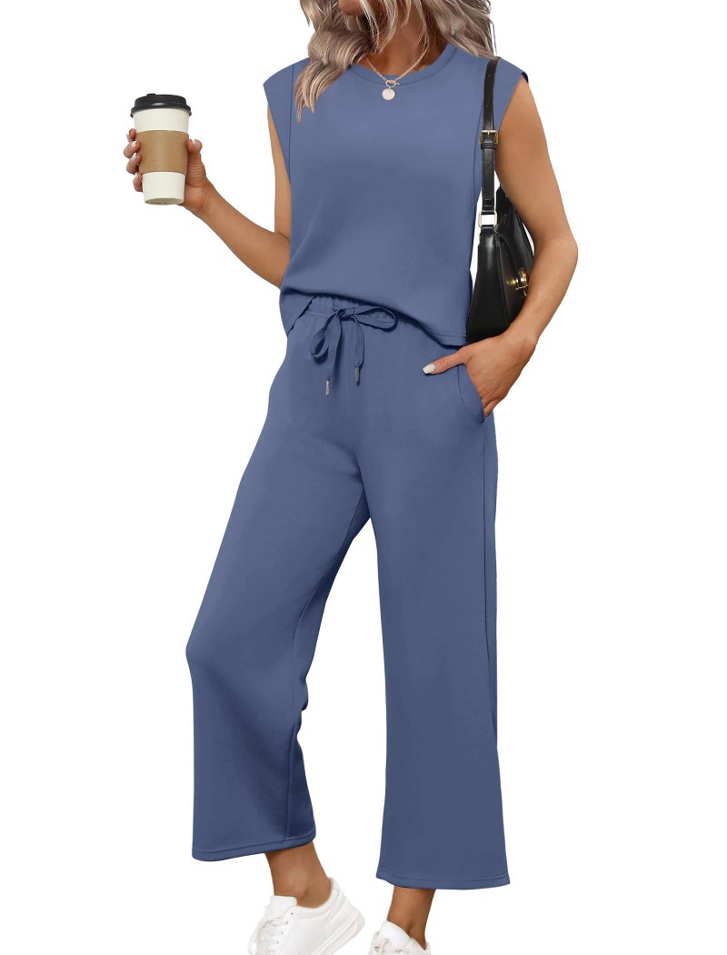 Sampeel Two Piece Sets for Women Travel Airport Outfits - Image 1