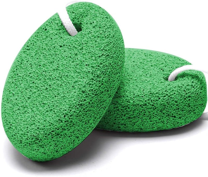 HOOMBOOM 2PCS Natural Pumice Stone for Feet, Lava Pedicure Tools Hard Skin Callus Remover for Men/Women Feet and Hands - Natural Foot File Exfoliation to Remove Dead Skin - Image 1