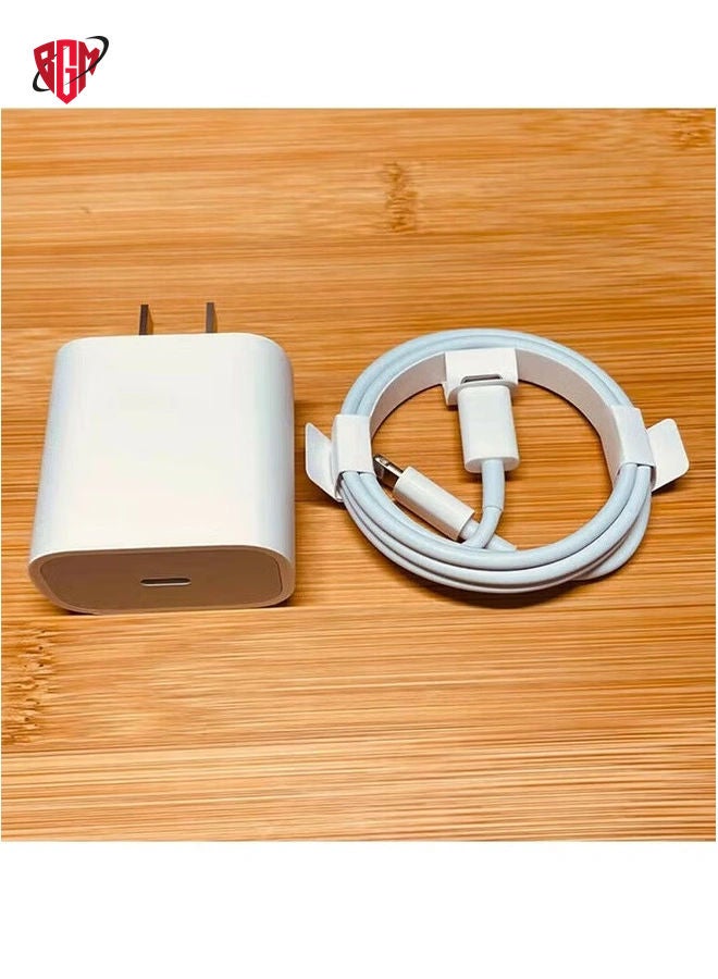 BGM For iPhone 11/12/13 Pro/X/XR Fast Charger 20W PD Cable Cord Power Adapter Type-C  - Image 1
