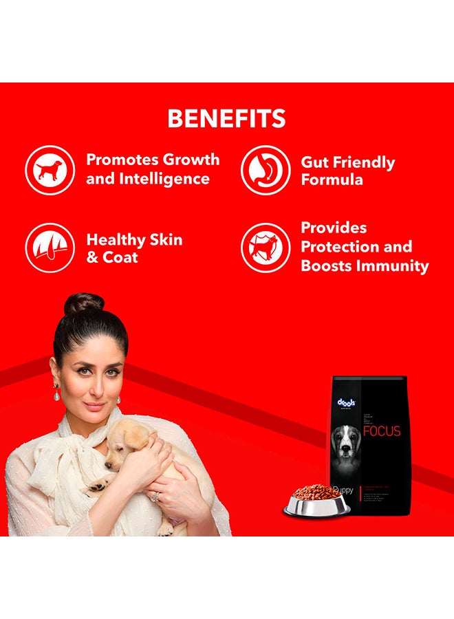 Drools Focus Premiun Puppy Dry Dog Food  Real Chicken 4Kg - Image 2