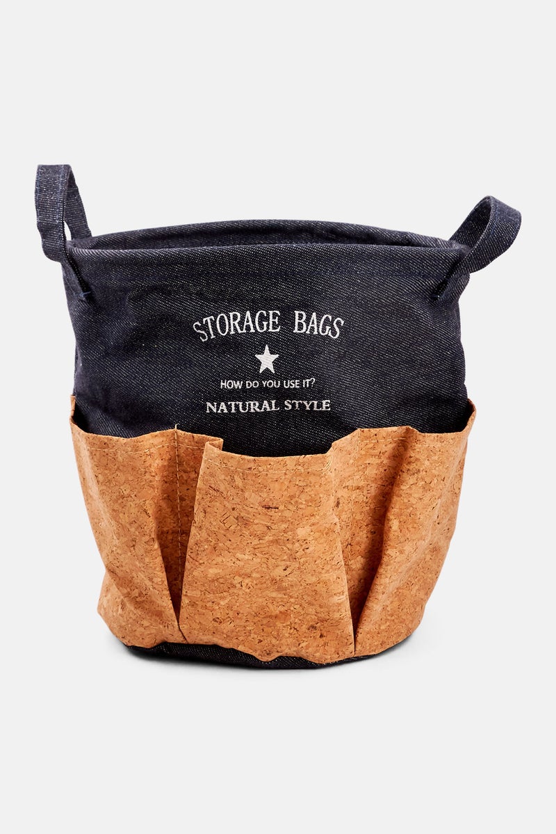 Hoff Storage Basket 24 H x 19 Dia cm, Navy - Image 1