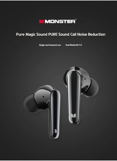 Monster Monster N-Lite 203 True Wireless Bluetooth Earbuds - Stylish, Comfortable In-Ear Design for Apple & Huawei Devices - High-Quality Audio, Portable Charging Case, Available in Multiple Colors  - Image 2