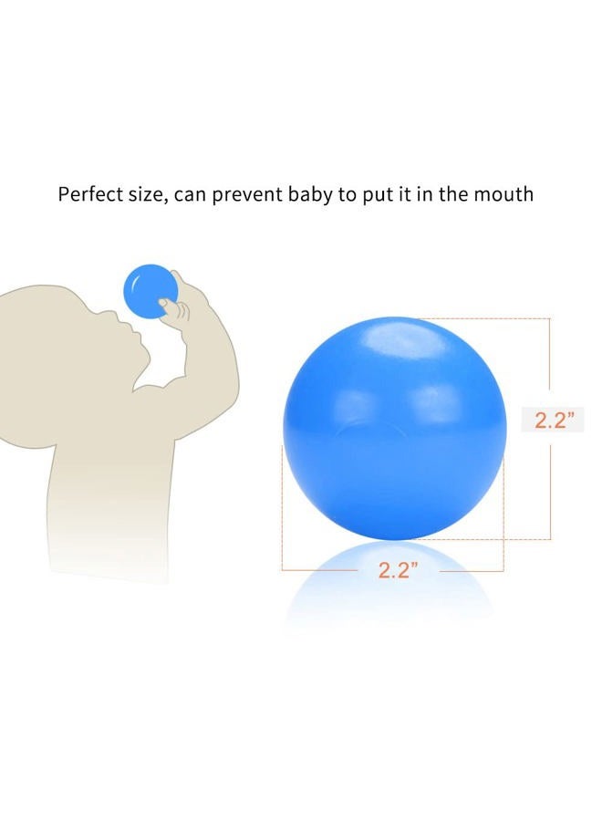 PlayMaty Play Ball Pool Pit Balls - Phthalate Free BPA Free Colorful Plastic Ocean Balls for Kids Swim Pit Fun Toys 100 Pieces for Toddlers and Baby Playhouse Play Tent Playpen(Colorful) - Image 5