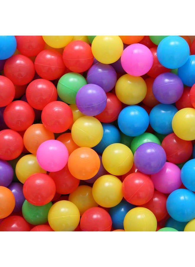 PlayMaty Play Ball Pool Pit Balls - Phthalate Free BPA Free Colorful Plastic Ocean Balls for Kids Swim Pit Fun Toys 100 Pieces for Toddlers and Baby Playhouse Play Tent Playpen(Colorful) - Image 2