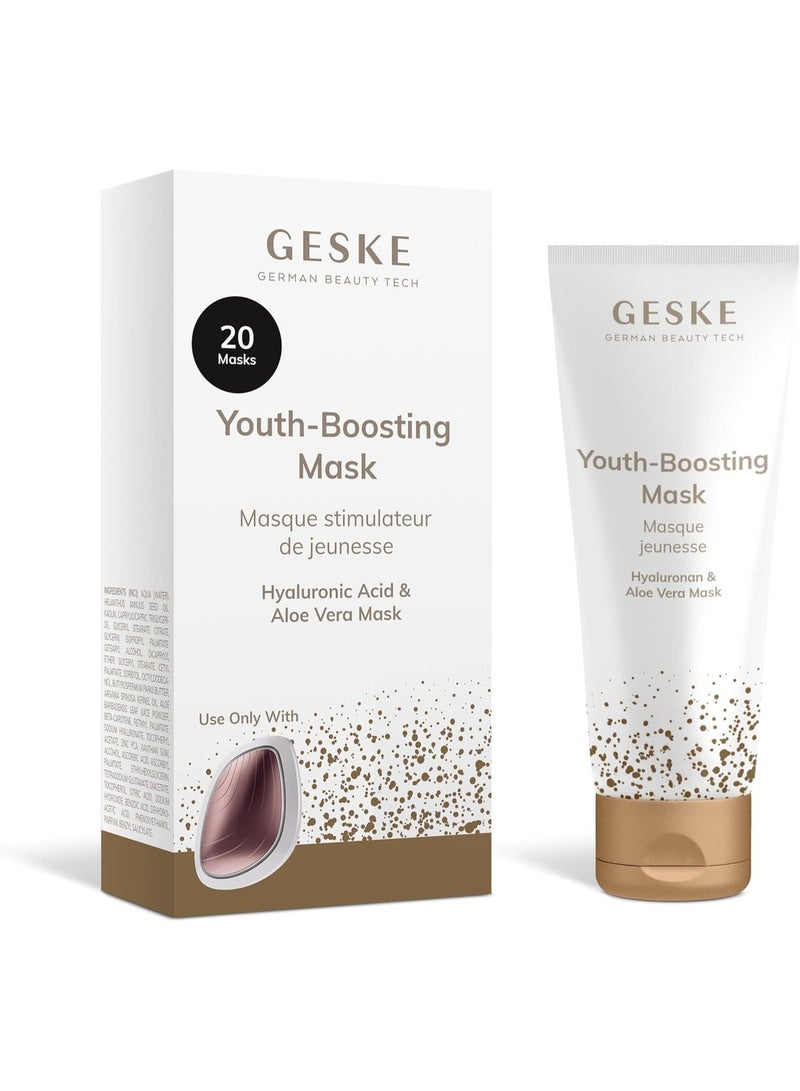 Youth-boosting Mask, Easy to Apply with the GESKE Sonic Warm and Cool Mask, Anti-Ageing Masks, Moisture Face Masks for Women and Men, Vegan Formula Without Animal Testing