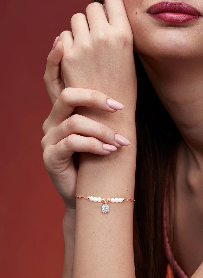 مينوتيا سوار مينوتيا للنساء والفتيات مطلي بالذهب الوردي ومرصع بالكريستال_MNT0384OD_OWP_RG - Image 4