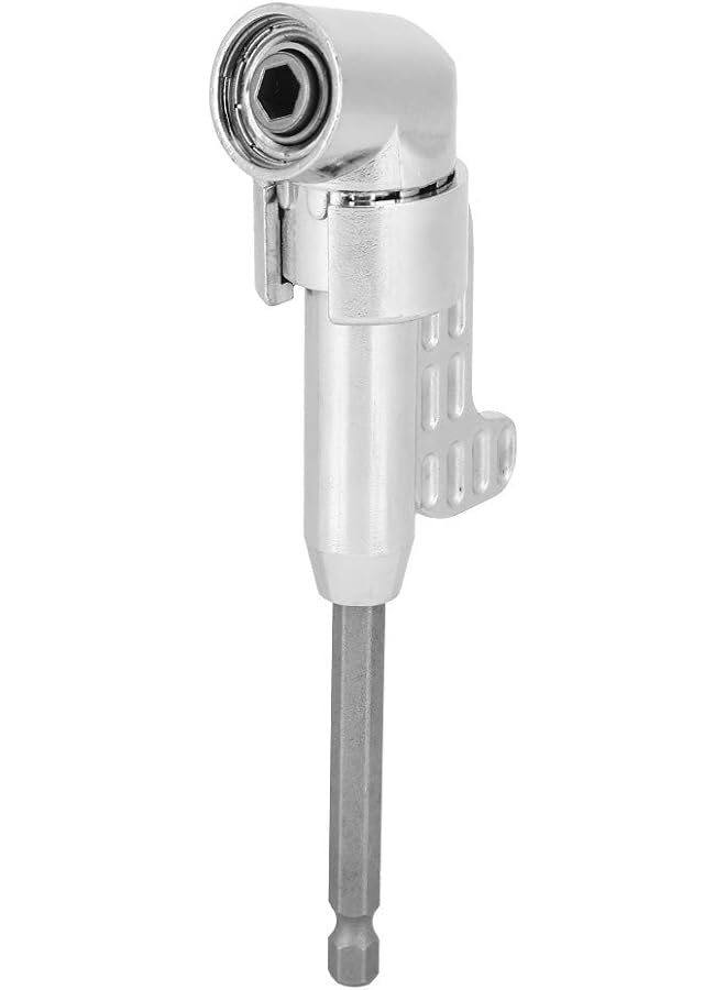 PROMASS promass Screwdriver, 105 Degree Electrician Labor-Saving Bending Forward and Reverse Screwdriver Drill Socket Adapter Electric Drill Accessory Integrated Metal Shell  - Image 1