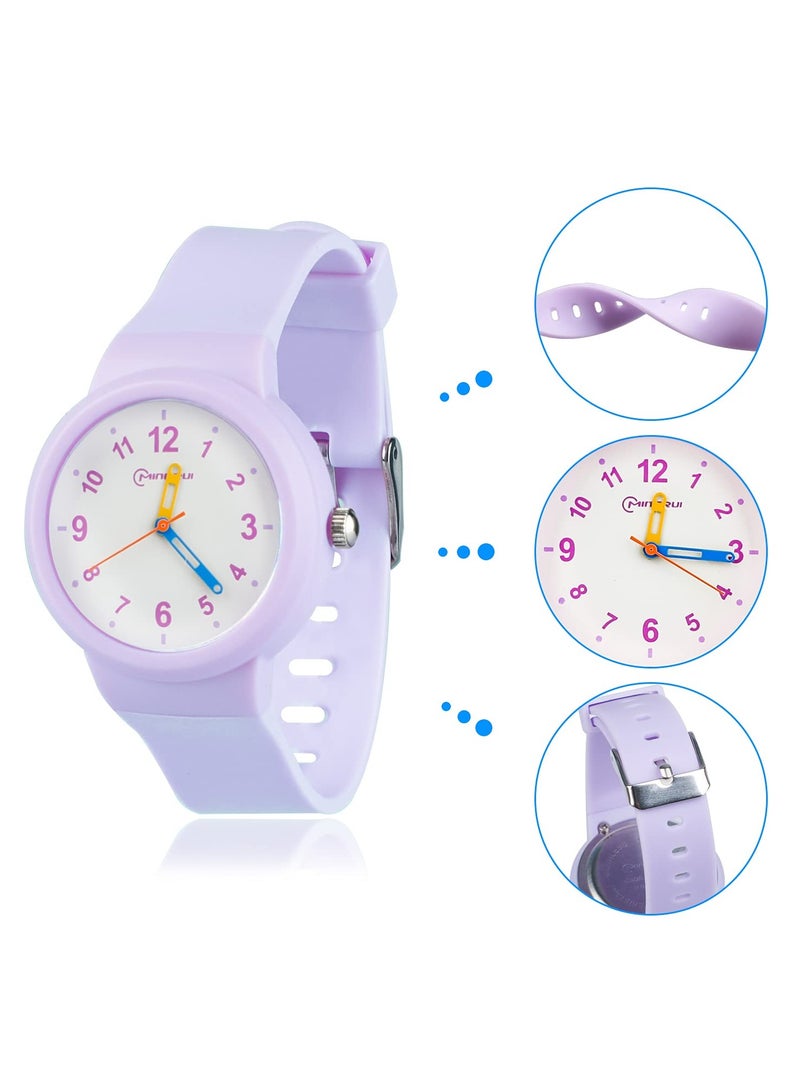 SYOSI Kids Watch, Child Analog Waterproof Toddler Learning Time Wrist Watch Easy to Read Time WristWatches for Kids as Gift, Girls Boys - Image 3