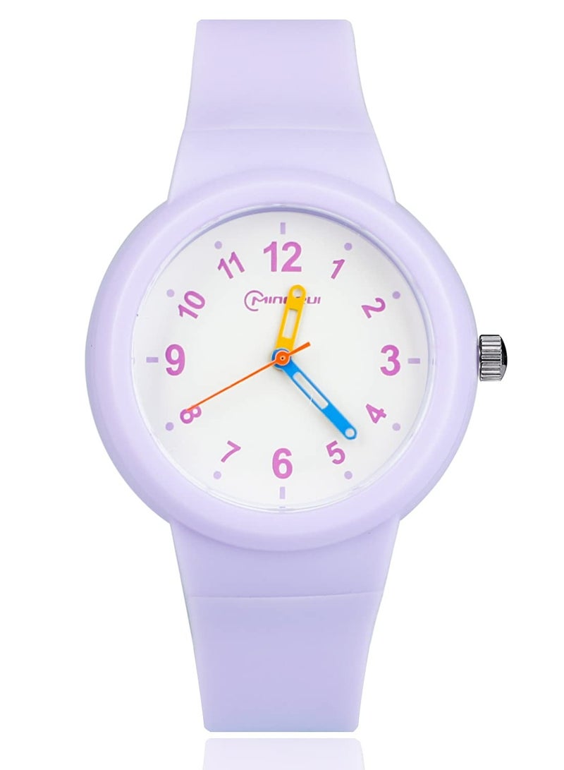 SYOSI Kids Watch, Child Analog Waterproof Toddler Learning Time Wrist Watch Easy to Read Time WristWatches for Kids as Gift, Girls Boys - Image 4