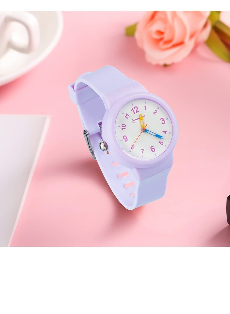 SYOSI Kids Watch, Child Analog Waterproof Toddler Learning Time Wrist Watch Easy to Read Time WristWatches for Kids as Gift, Girls Boys - Image 2