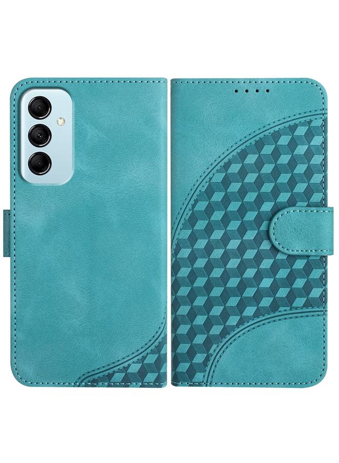 اس-توب جراب لهاتف Samsung Galaxy M14 5G / F14 5G جراب جلدي منقوش برأس فيل مع حبل - Image 1