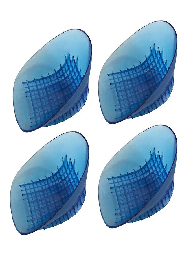 KidSole Full Coverage Shock Absorbing Heel Cups for Kid's with Sensitive Heels, Heel Spurs, Plantar Fasciitis Deep Heel with Raised Sides. (Kids Size 2-7) (Blue) - Image 2