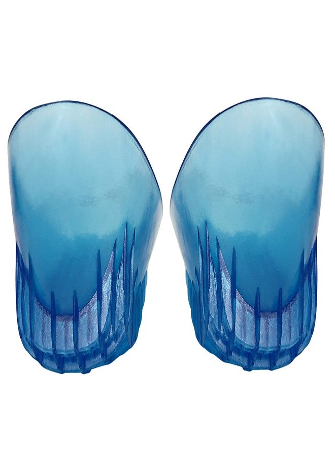 KidSole Full Coverage Shock Absorbing Heel Cups for Kid's with Sensitive Heels, Heel Spurs, Plantar Fasciitis Deep Heel with Raised Sides. (Kids Size 2-7) (Blue) - Image 4