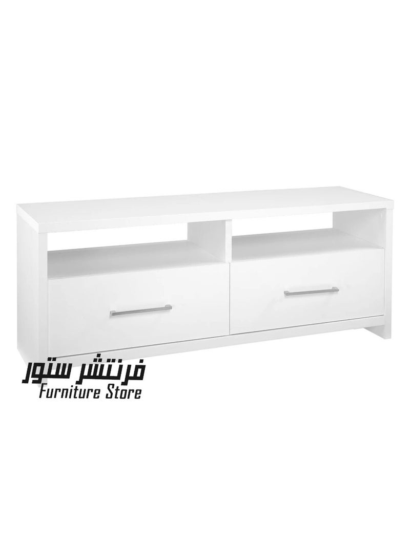 فرنتشر ستور وحدة تليفزيون مودرن - ارتفاع 40 سم - عرض 101 سم - عمق 28 سم ، من فرنتشر ستور.  - Image 3