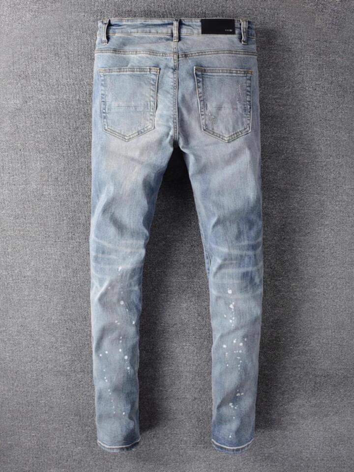 Unisex Classic Denim Jeans Loose Fit Daily Outdoor Wear - Image 3