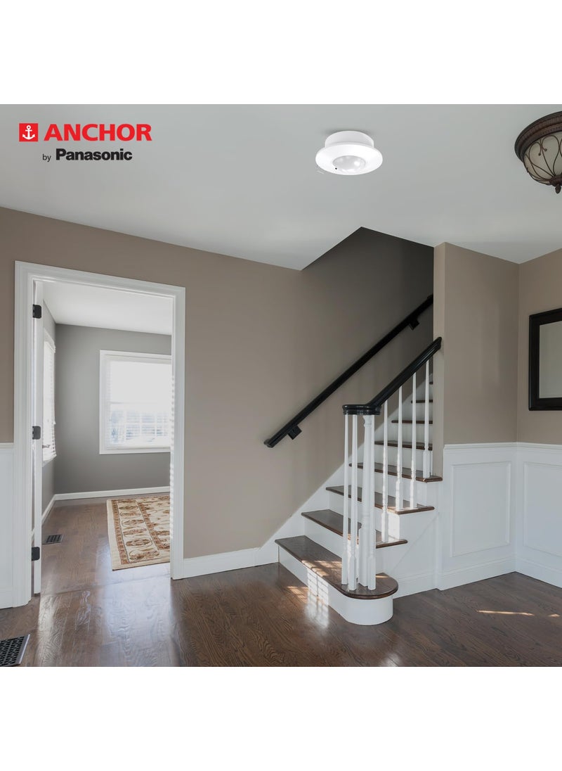 Anchor Anchor by Panasonic 360 Microwave Motion Sensor with Light Energy Saving Motion Detector 22762  - Image 5
