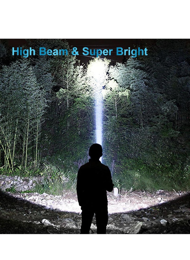KASTWAVE Rechargeable Spotlight, LED Handheld Spotlight with 1200LM, Power Bank, IP65 Waterproof Lantern Flashlight with Straps for During Hurricane, Emergency, Storms, Outages, Hiking, Camping, 1 Pcs  - Image 4