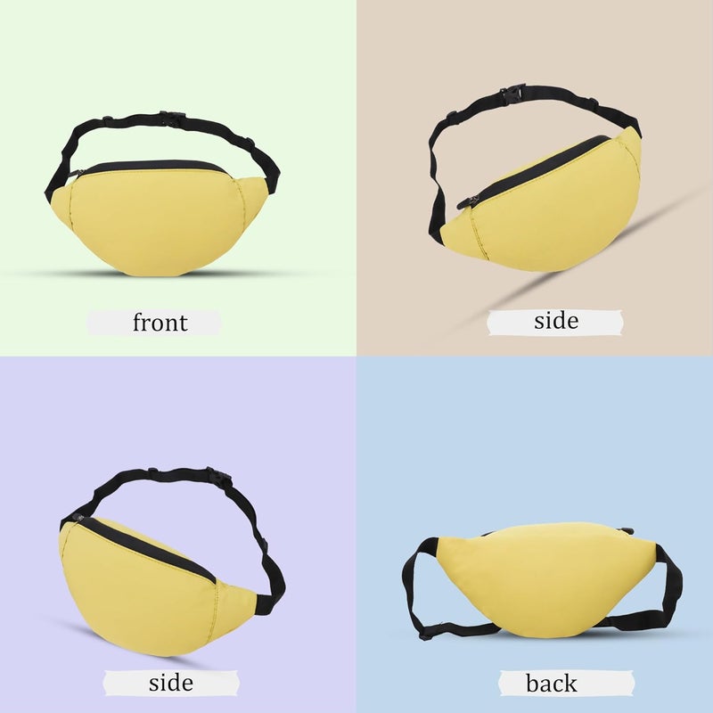 BigPlayer Sport Waist Bag Stylish and Functional Waist Bags for Men and Women Waterproof, Nylon Trainer Waist Bag with Adjustble Waist Belt Travel Waist Pouch - Image 3