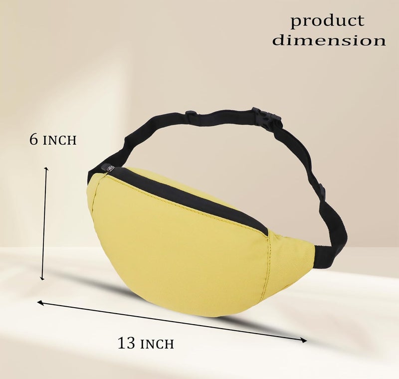 BigPlayer Sport Waist Bag Stylish and Functional Waist Bags for Men and Women Waterproof, Nylon Trainer Waist Bag with Adjustble Waist Belt Travel Waist Pouch - Image 2