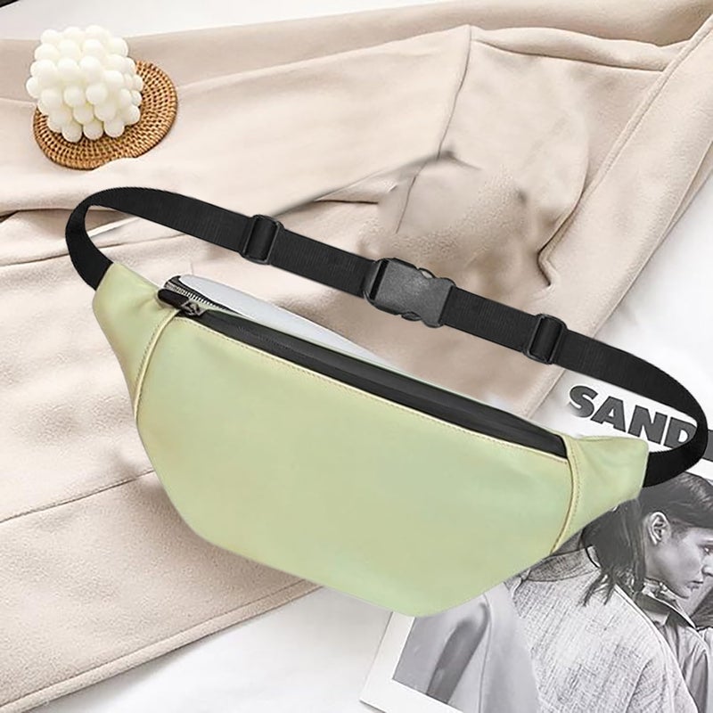 BigPlayer Sport Waist Bag Stylish and Functional Waist Bags for Men and Women Waterproof, Nylon Trainer Waist Bag with Adjustble Waist Belt Travel Waist Pouch - Image 5