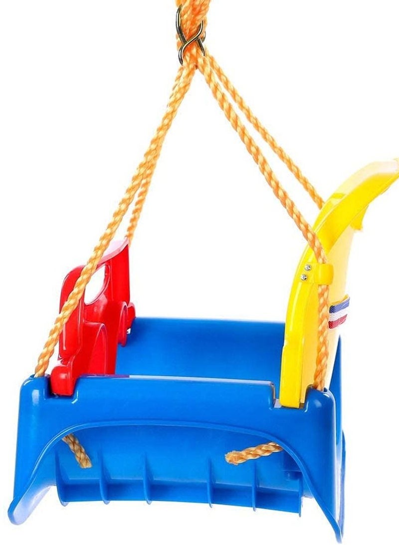 DubaiGallery Baby Swing 3-in-1 Safe Swing Baby to Teenager with Carabiners and Hanging Belt Baby Seat Adjustable and Growing with Swing Seat Garden Swing for Baby and Children - Image 3