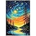Artinhand Great Jigsaw Puzzles for Adults 300 Pieces Starry Sky Forest Puzzles for Adults Toys Gift Family Decoration Kids Puzzle - Image 2