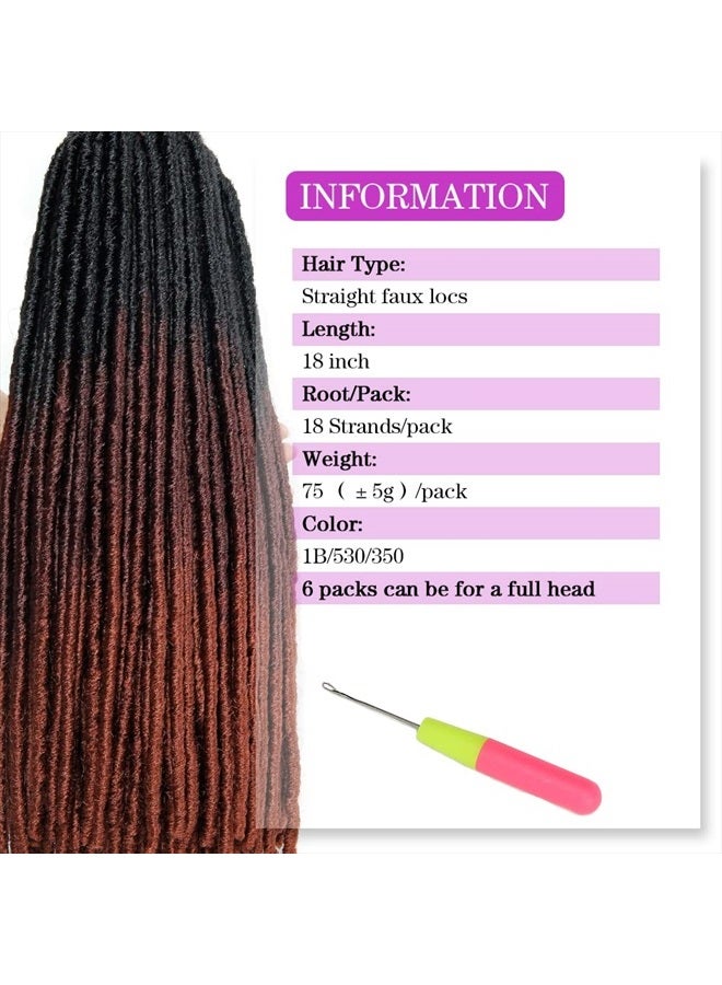 general brand شعر مستعار مجعد بطول 18 بوصة مع خصلات شعر مستعار على شكل ضفائر 3 ألوان أومبري - Image 2