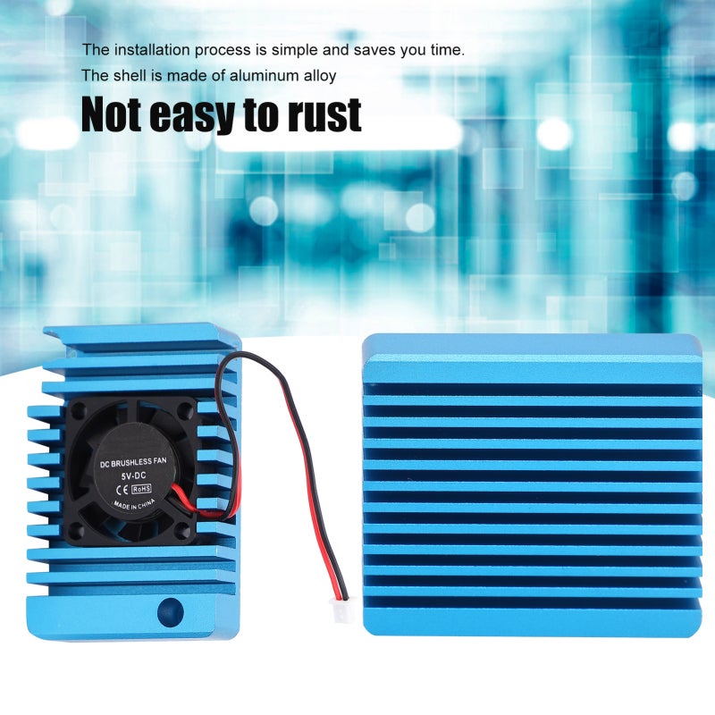 Mini Cooler: Compact Design Efficient Heat Dissipation Durable Aluminum Alloy Shell - Simple Installation for NanoPi R2S Device Enhancement - Image 2