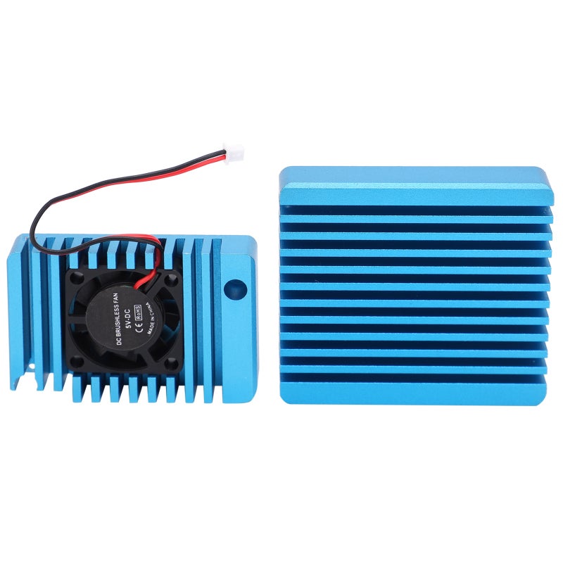 Mini Cooler: Compact Design Efficient Heat Dissipation Durable Aluminum Alloy Shell - Simple Installation for NanoPi R2S Device Enhancement - Image 1