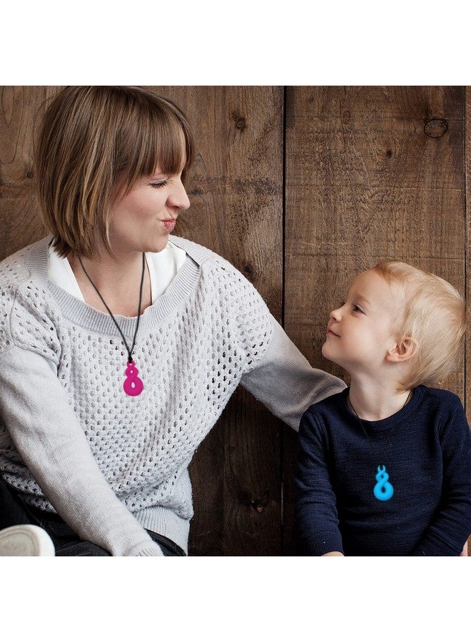 V-TOP Chew Necklaces For Sensory Kids, Sensory Chew Necklaces For Boys And Girls With Autism, Adhd, Spd, Chewing Or Special Needs, Silicone Chewy Necklace Sensory Toys For Adults Teens 4 Pack  - Image 3