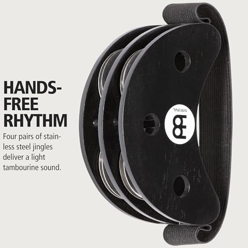 Meinl Percussion Foot Tambourine Musical Instrument, Drum Accessory for Guitar, Cajon — NOT MADE IN CHINA — Stainless Steel Jingles - Image 3