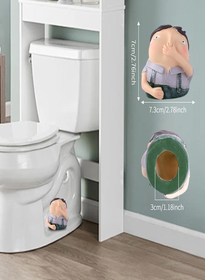 Joogour Decorative Toilet Bolt Covers，2PCS Toilet Bolt Caps Decorative，Resin Toilet Knob Covers for Bottom of Toilet，Toilet Bowl Caps for Bolts Decorative Easy Installation Toilet Replacement Parts - Image 5