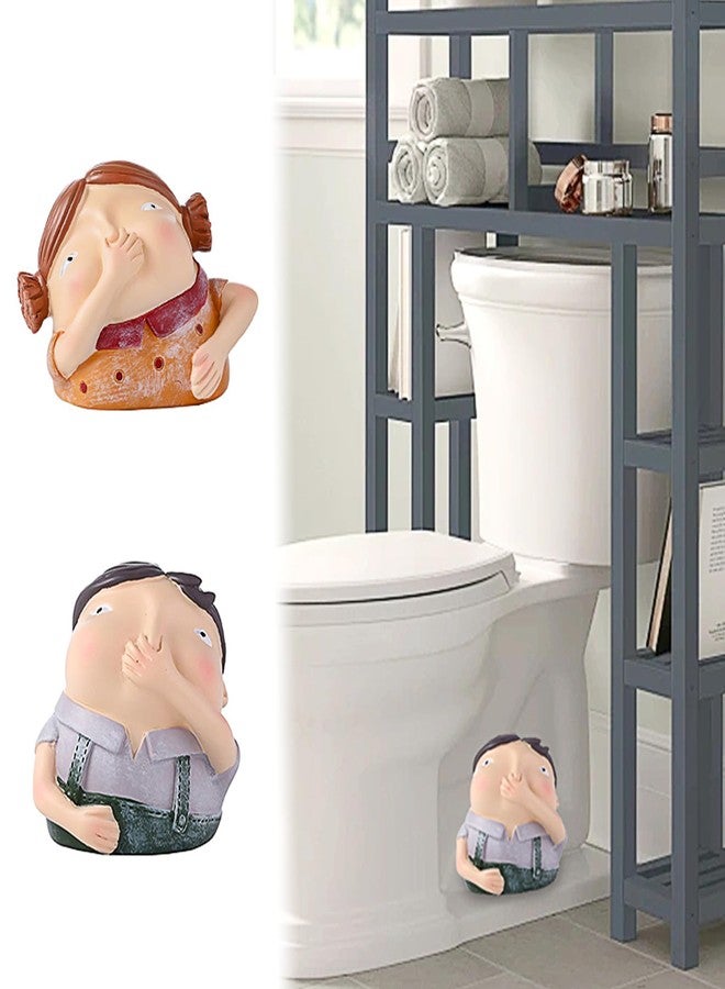 Joogour Decorative Toilet Bolt Covers，2PCS Toilet Bolt Caps Decorative，Resin Toilet Knob Covers for Bottom of Toilet，Toilet Bowl Caps for Bolts Decorative Easy Installation Toilet Replacement Parts - Image 1
