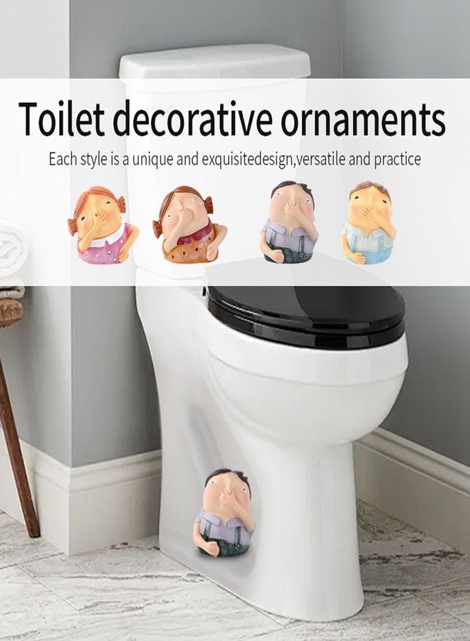 Joogour Decorative Toilet Bolt Covers，2PCS Toilet Bolt Caps Decorative，Resin Toilet Knob Covers for Bottom of Toilet，Toilet Bowl Caps for Bolts Decorative Easy Installation Toilet Replacement Parts - Image 2