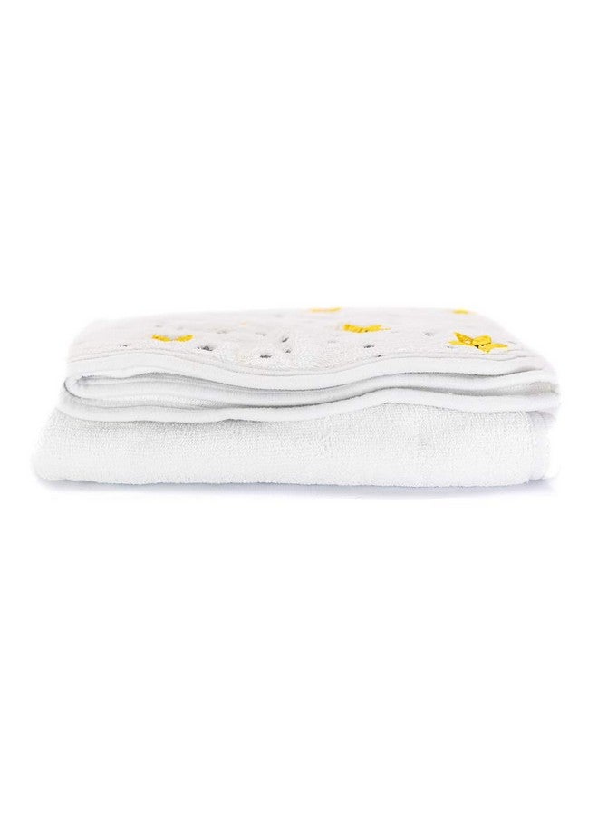 Primo Passi Hands-Free Baby Bath Towel Soft and Ultra Absorbent Cotton Hooded Extra-Large, 40x40 inches, Apron Towel for Safe Babies Bath time - Image 3