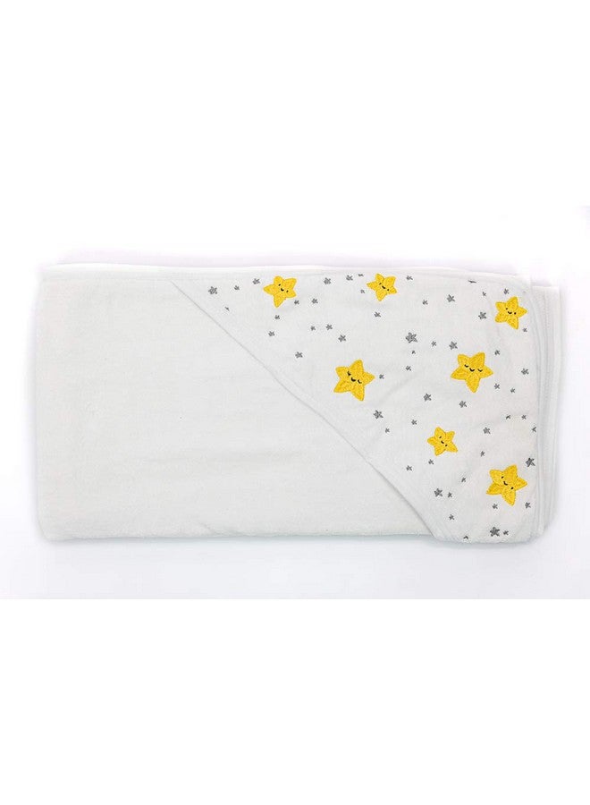 Primo Passi Hands-Free Baby Bath Towel Soft and Ultra Absorbent Cotton Hooded Extra-Large, 40x40 inches, Apron Towel for Safe Babies Bath time - Image 4