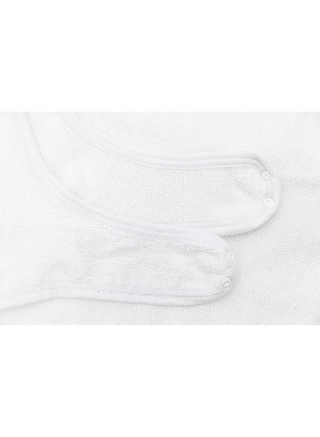 Primo Passi Hands-Free Baby Bath Towel Soft and Ultra Absorbent Cotton Hooded Extra-Large, 40x40 inches, Apron Towel for Safe Babies Bath time - Image 5