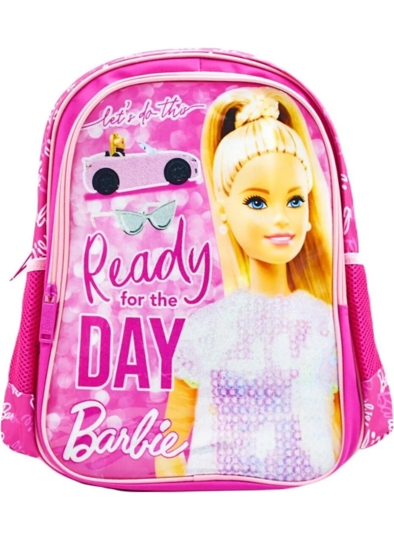 فروكس Barbie Licensed Primary School Bag Hawk Ready, Lunch Bag and Pencil Box