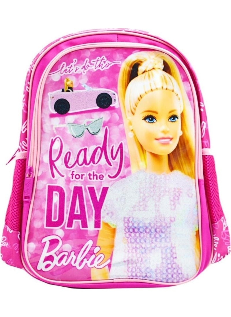 Frocx Barbie Licensed Primary School Bag Hawk Ready, Lunch Bag and Pencil Box  - Image 3