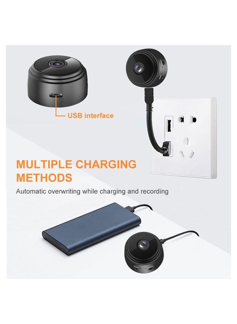 Generic - A9 Mini Camera WiFi 1080P HD IP Camera Home Security Magnetic Wireless Mini Camcorder Micro Video Surveillance Camera with IR Night Vision - Image 1