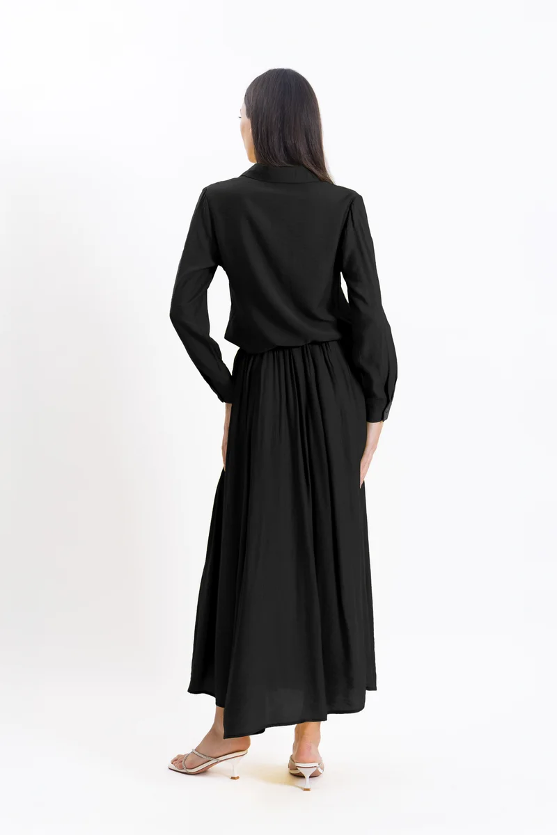 SHAPES TEXTURED SKIRT SET