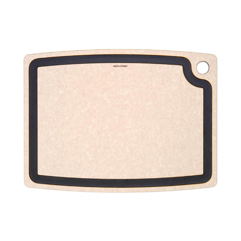 Epicurean Gourmet Series Cutting Board with Juice Groove, 17.5-Inch by 13-Inch, Natural/Slate - Image 5