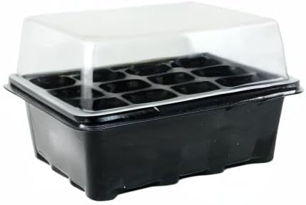 Gardeningwill 3 Sets of Plant Seedling Starting 12 Cells per Trays Starter Kit Box with Dome  - Image 2