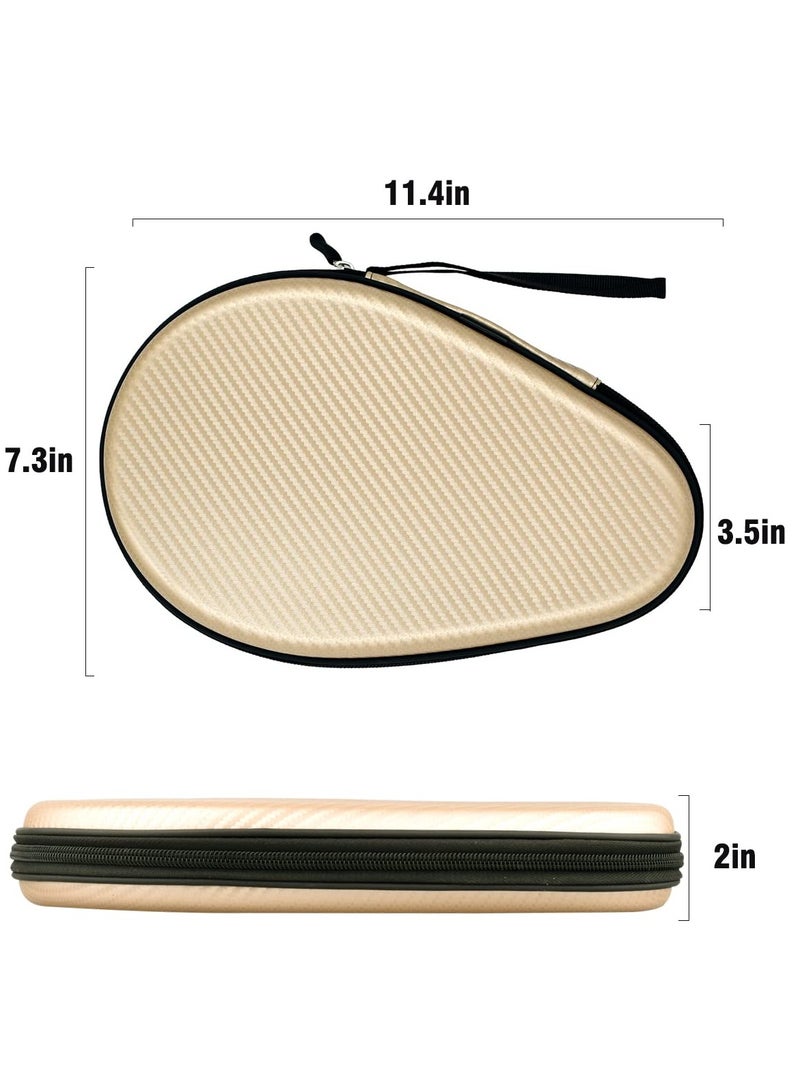Nariele Ping Pong Paddle Case, Table Tennis Racket Pocket Table Tennis Racket Cover Hard Shell Ping Pong Portable Storage Bag for Carry  Protect Ping Pong Paddle Drop-resistant and Durable - Image 3