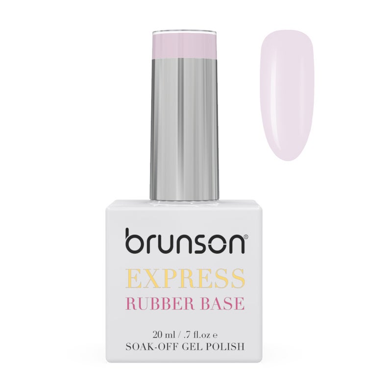 brunson TPO free Rubber Base Gel polish 20ml Soak Off Base Coat for Nail Strengthening Long Lasting Gel Polish Base for Chip Free Shine Brittle Nails UV Rubber base Russian manicure Non Yellowing salon manicure - Image 1