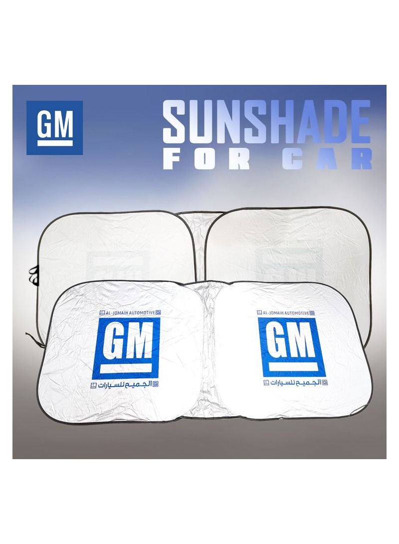GM G.M Car Sunshade UV Rays and Heat Protector Sun Visor Foldable Keep Your Vehicle Cool Blocks UV Rays, Car Windshield Sunshade - Image 1