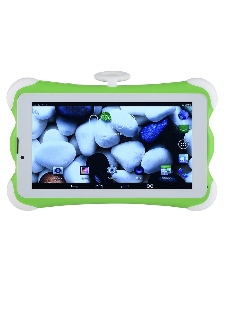 AROAQ A8 Children Tablet, 7 inch IPS Display Screen Kids Learning Machine, Dual Cameras Wifi Bluetooth Android Tablet, Dual Sim Card Student Tablet PC With Octa Core Processor, (1pc, Green, 64GB) - Image 1