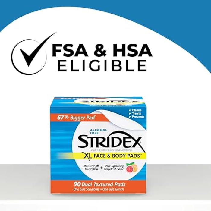 Stridex XL Face Body Pads, 90 Count - Image 2