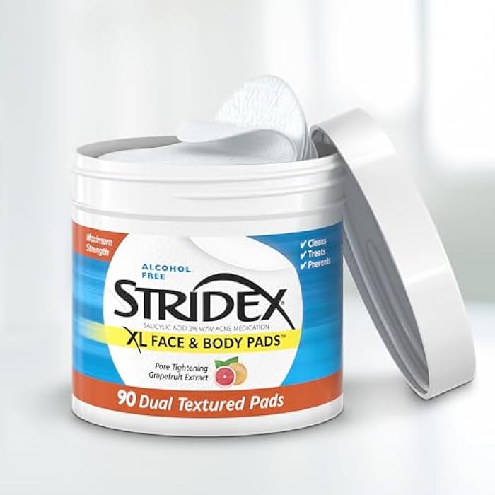 Stridex XL Face Body Pads, 90 Count - Image 5