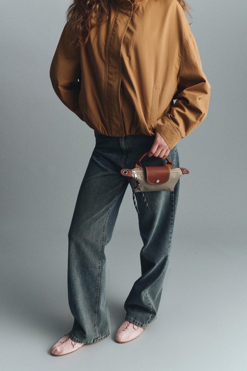 ديفاكتو بنطلون جينز قطن وايد ليج برجل واسع وخصر عالي - Image 3